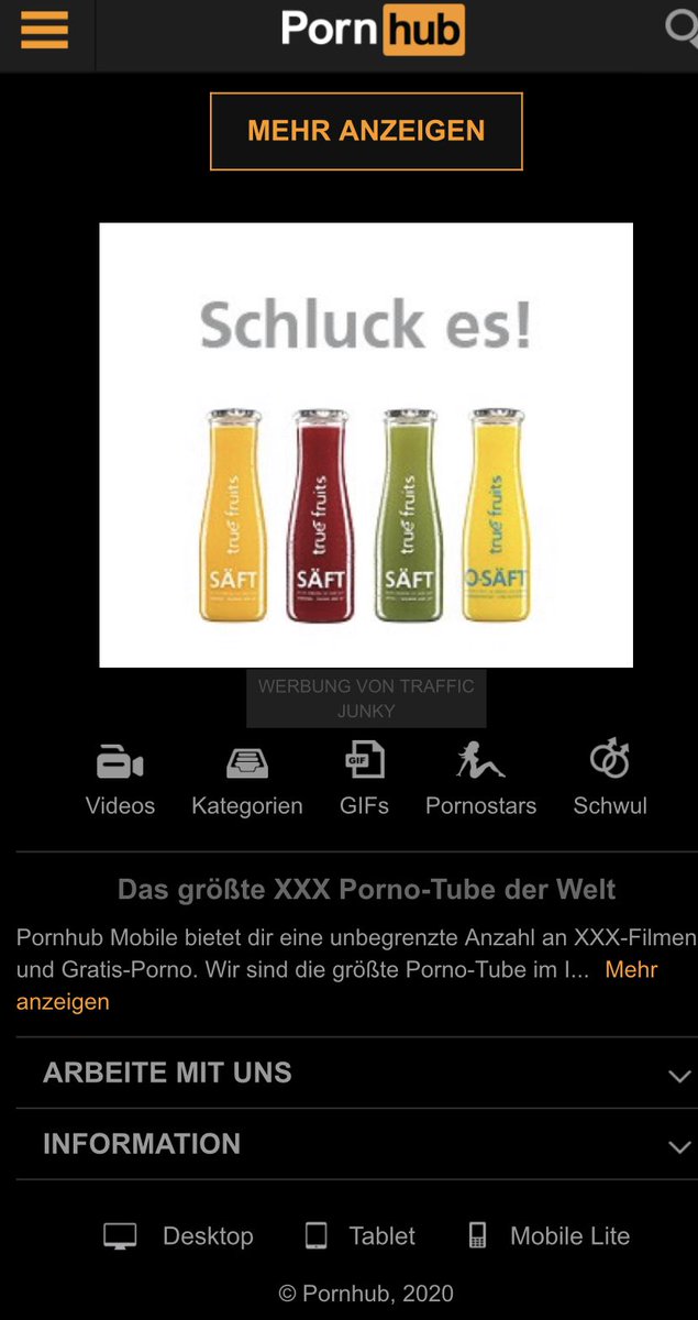 Danke <a href="/truefruits/">true fruits</a> für diese durchaus passende Werbung. Ich feier euch!