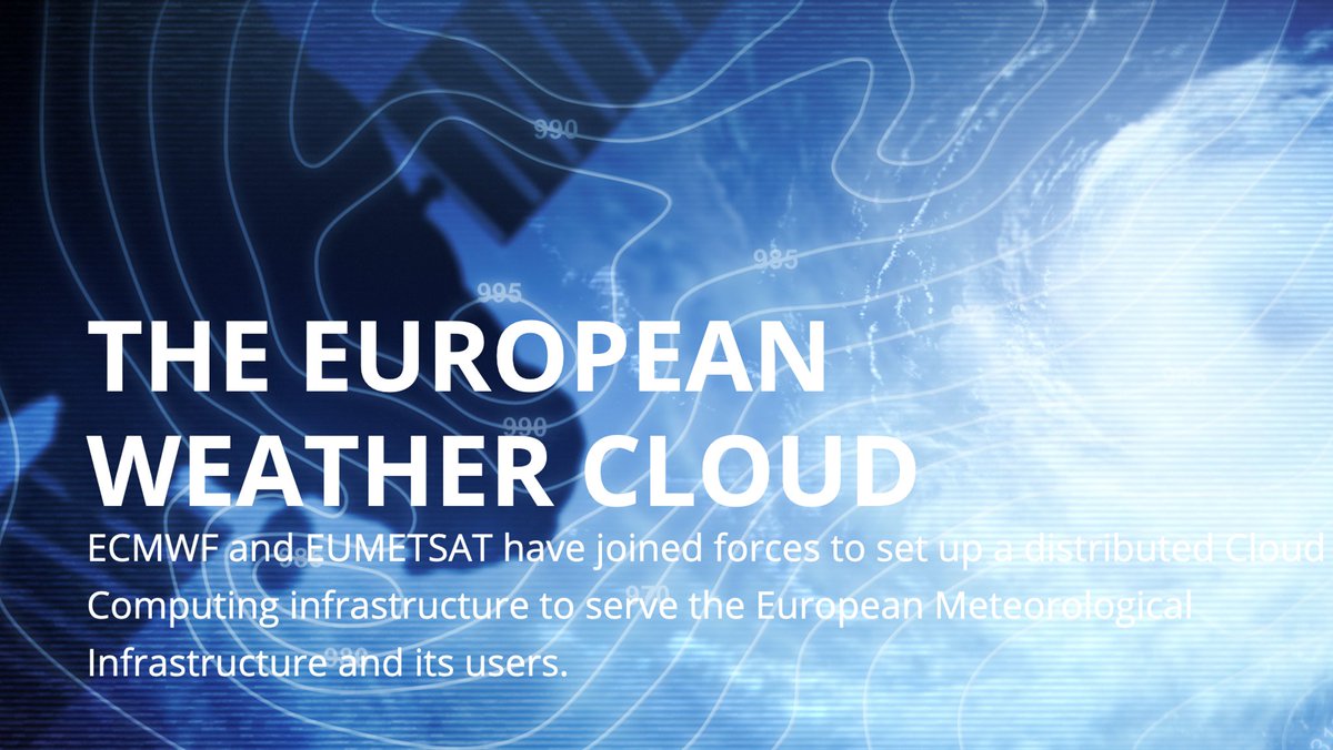 Day 3️⃣ of @ECMWF Online Computing Training Week 2021 on the #EuropeanWeatherCloud

Did you know this #CloudComputing infraestructure provides resources to some of the #ESoWC2021 projects👉esowc.ecmwf.int

Learn more in this open talk at 10:00 BST👉bit.ly/3uZSGb6