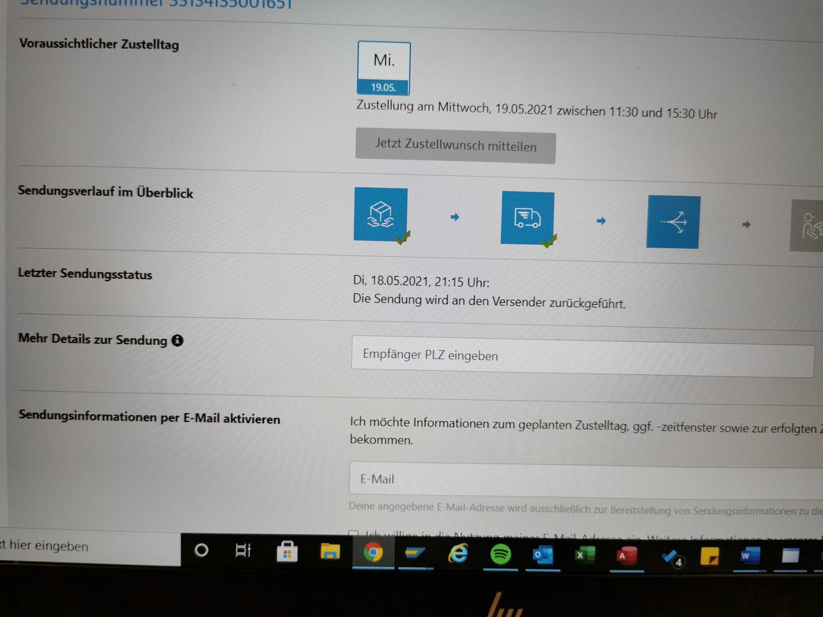 Tobi10503900's tweet photo. @otto_de ich habe ein problem mit einer Sendung, gestern sollte meine xbox zugestellt werden, es war den gesamten tag über jemand zuhause und es wurde nicht zugestellt, angeblich versucht aber keiner da. Heute wäre der zweite Versuch, aufeinmal steht da das Paket geht zurück https://t.co/dV0GnMGYUJ