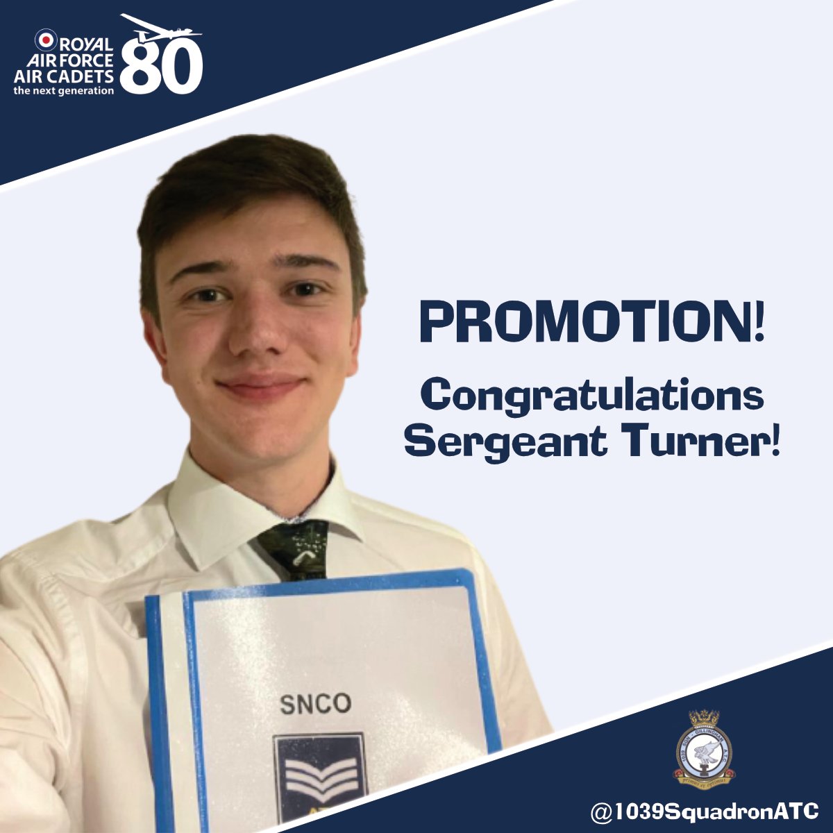 We are delighted to announce our fifth uniformed member of staff after Max Turner successfully passed his SNCO board yesterday to be appointed to the rank of Sergeant!
