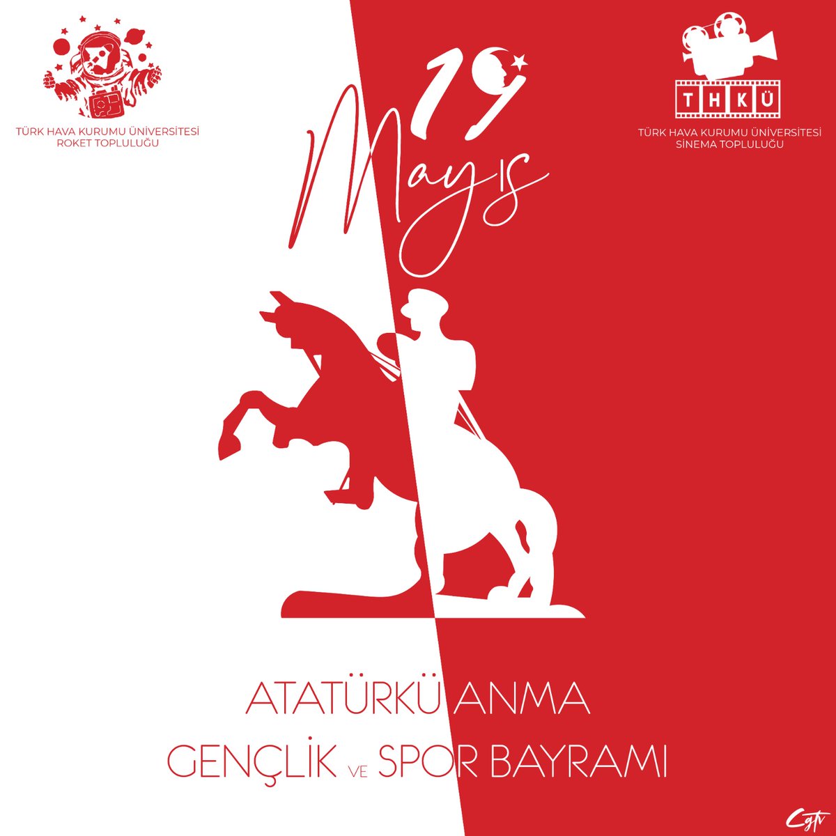 Atatürk'ü anma, gençlik ve spor bayramı kutlu olsun.. 🥳✨