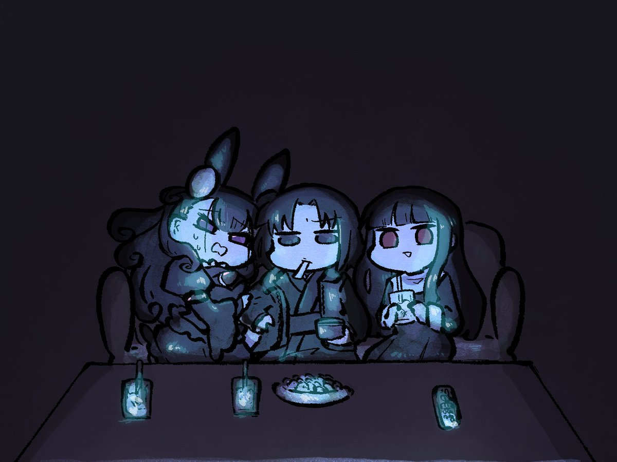 Fgo ホラー映画を鑑賞する式とふじのんと香子さん Fgo ホラー映画を鑑賞する式とふじのんと香子さん