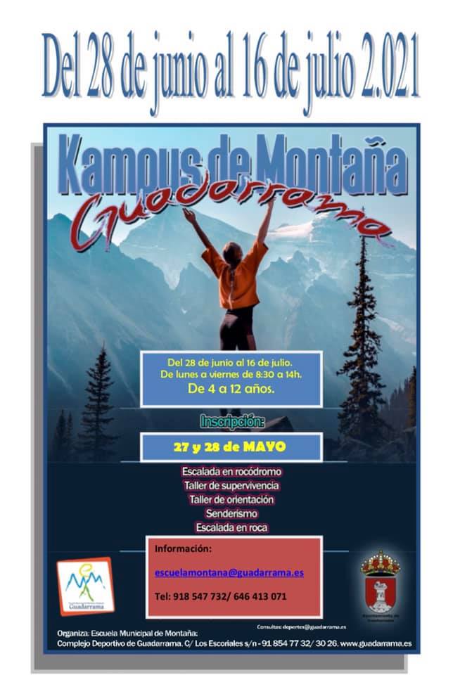 La súper Escuela de Montaña #Guadarrama de la máquina <a href="/gavilan_ma/">Miguel Á. Gavilán</a> organiza Campus del 28 de junio al 16 de julio. 
Espectacular trato a los peques, actividades en la naturaleza y cariño por el entorno. ¡Poco más se puede pedir!