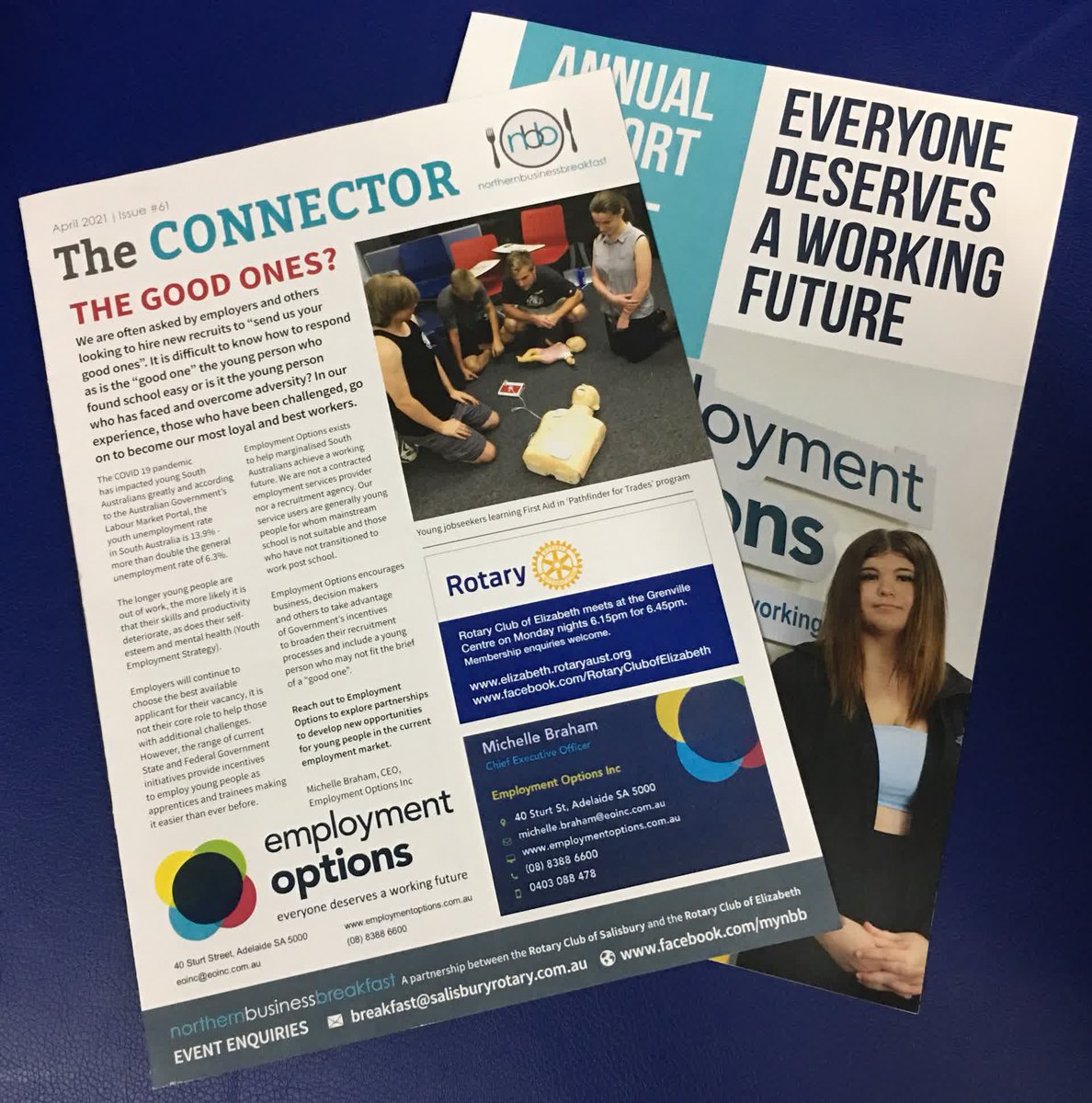 The Good Ones - article by our CEO Michelle Braham, in The Connector Newsletter by the Northern Business Breakfast. Check it out!
magloft.com/issue/39149
#EveryoneDeservesAWorkingFuture 
#LiveLearnEarn