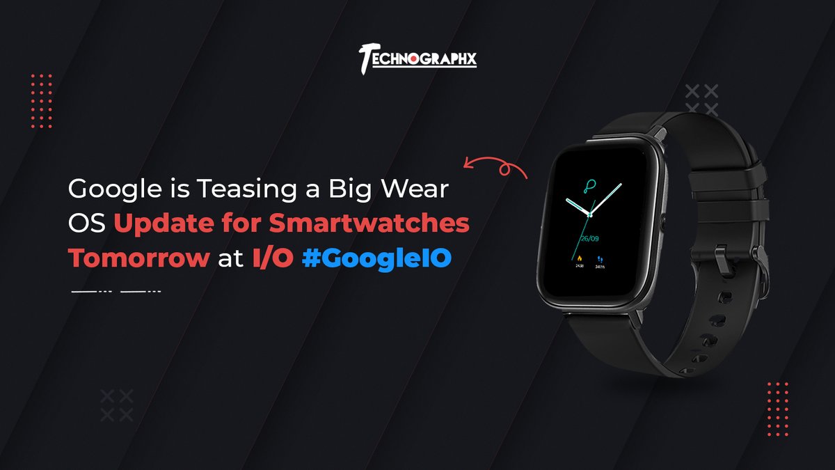 technographx's tweet image. Google is Teasing a Big Wear OS Update for Smartwatches Tomorrow at I/O #GoogleIO

what do you think about this?

Comment below

Know more about technology: bit.ly/2OKzUkS

#googleio #android #pixel #googlepixel #google #technews #madebygoogle #technology #xl #a