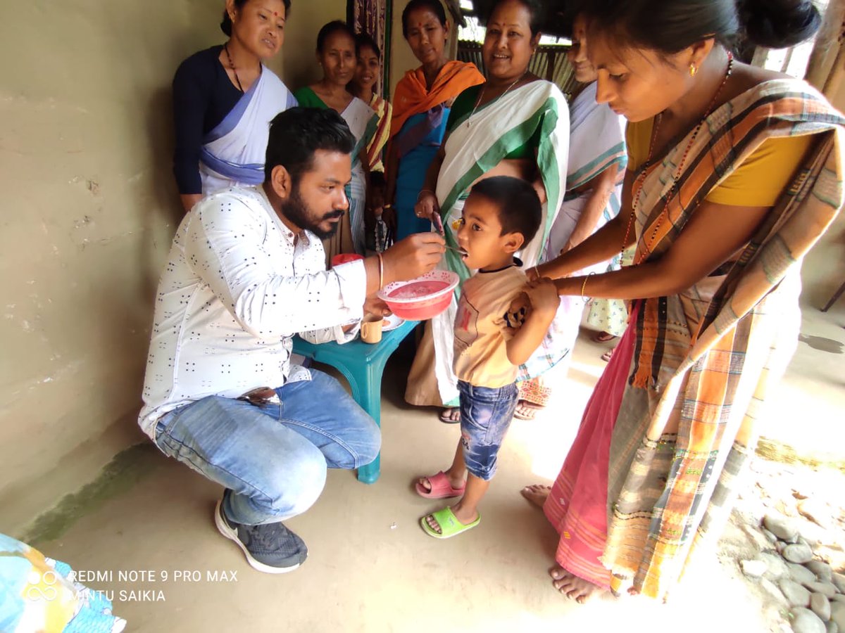 nhmbaksa's tweet photo. Inspite of barier of COVID-19 the C-SAM ( community based management of Severely Acute malnutrition) Program is successful running across the Baksa District on Pilot basis in convergence with ICDS &amp;  initiated by Piramal Swasthya ADT team.
@NITIAayog @nhm_assam @PomiBaruah https://t.co/y9v4zug55b