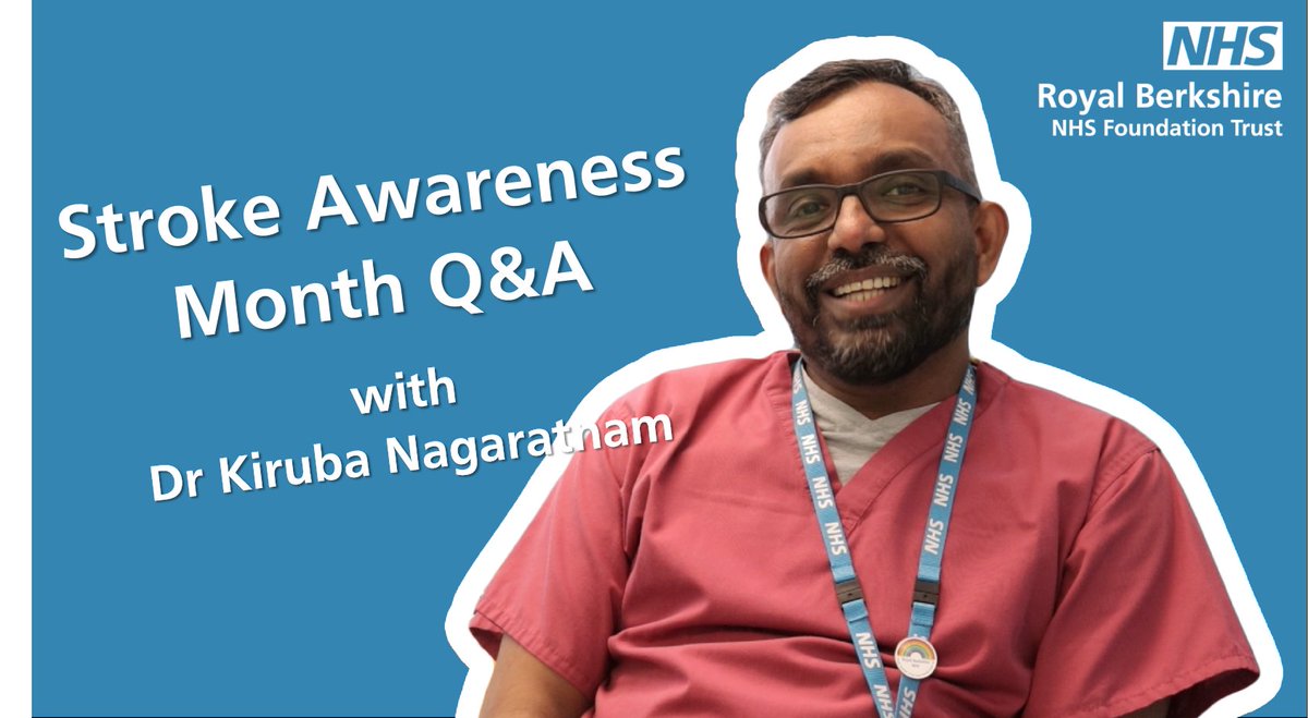 Do you have any questions about stroke? Next Wednesday, Dr Kiruba Nagaratnam and colleagues from our Stroke Unit will be answering your questions live on YouTube. 

Send us your questions or ask them live: youtube.com/watch?v=J8y2ZT…