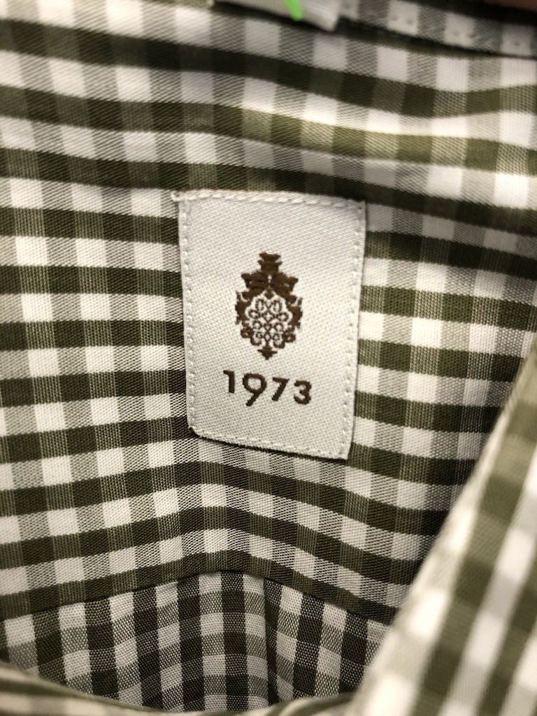 そういえば、
ブランドタグにブランド名表記がないものがたまにありますね

初めて出会うものは少し時間がかかるので
ちょいと面倒ですね😓

こういった時に一番に見るべきは
品質タグですよ！🏷