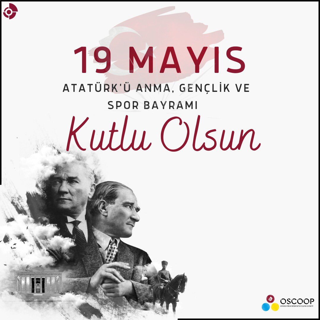 19 Mayıs Atatürk’ü Anma, Gençlik ve Spor Bayramı kutlu olsun! 🇹🇷🎉