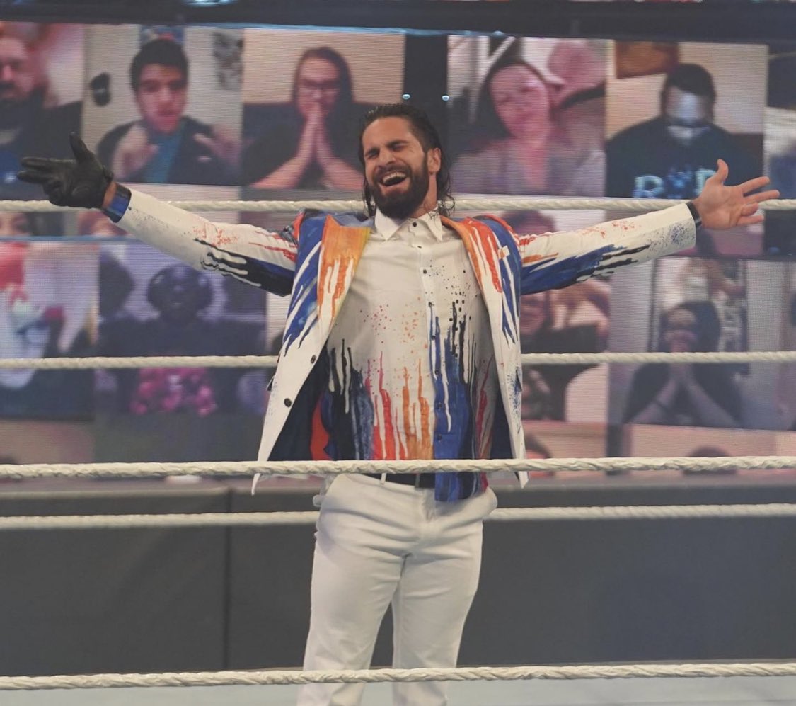 lmwpodcast's tweet photo. Seth Rollins dripping? 
Meet @Navsalimian from @Claudio_Lugli, the creative mind behind @THEWWESHIRTS suits and garments you've seen lately on WWE TV.
📺 -> https://t.co/VdJYDnhYdp https://t.co/XyF0t10Vjh