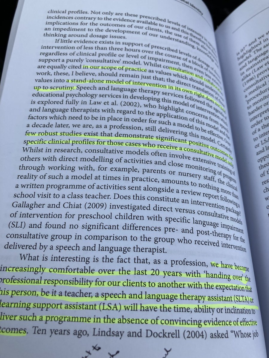 SaLTStamford's tweet photo. We want to be SaLTs who deliver intervention (at Universal, Targeted &amp; Specialist level) but also coach/ train others. It is essential that we adapt &amp; be responsive to the needs of our clients. Are we listening &amp; responding? #SaLTBookGrp🌷Our work is powerful, rewarding &amp; vital https://t.co/DWUbmfUsbk