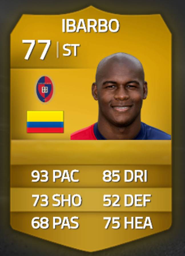 Happy Birthday Victor Ibarbo! Another nightmare of a FIFA Ultimate Team card. 