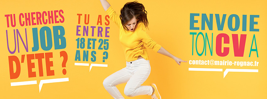 [Emploi]

😎 Tu as entre 18 et 25 ans ?
Tu cherches un job d'été ? 
Tu n'as pas envie de passer ton été devant la télé ? 📺❌
Alors n'attends plus, envoi ton CV à l'adresse mail ci-dessous ⬇ 
📩 contact@mairie-rognac.fr

#emploi #job #1jeune1solution