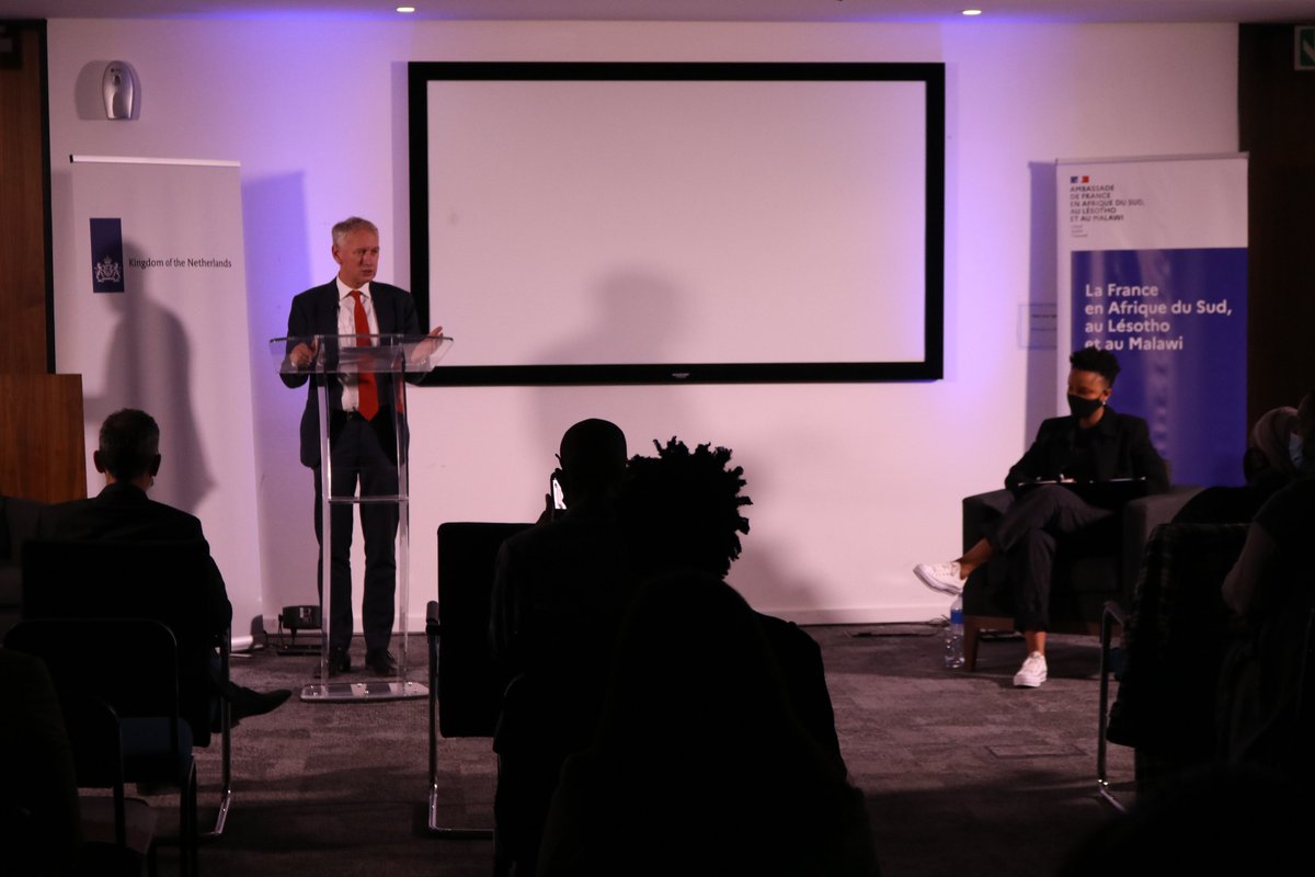 FrenchEmbassyZA's tweet photo. Yesterday, 🇫🇷 Ambassador @lechevallierAS &amp;  Ambassador Han Peters introduced the discussion on Sexual Harrassment in the Workplace at @Mazars_SA! Thanks to @TinaRedman1 from Easy Training for the insightful presentation! @NLinSouthAfrica 

WATCH ➡️ https://t.co/jewpM6wKco https://t.co/8nI813sIWj