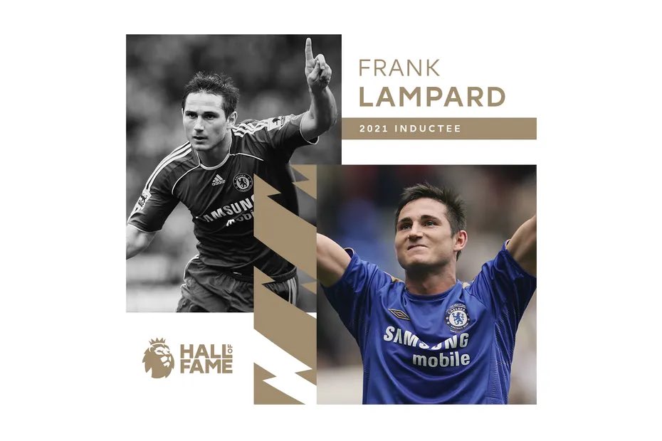 CFCDaily's tweet image. Frank Lampard is in the Premier League Hall of Fame 🤩#CFC