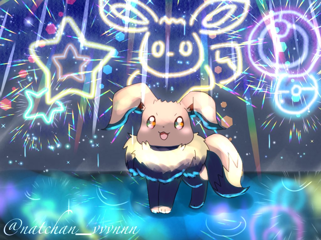 Lollipop イーブイ Eevee ポケモン Pokemon なつねこ イラスト企画実施中 のイラスト