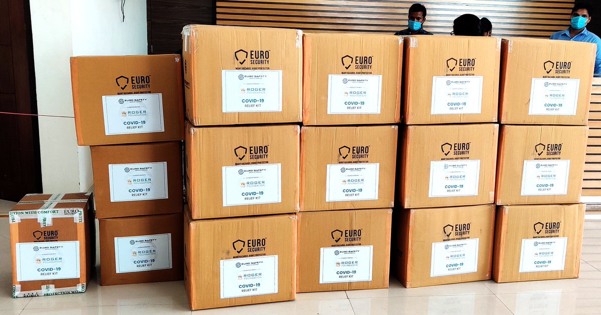 eurosafetyindia's tweet photo. Euro Safety donated Covid-19 PPE Relief Kits to the hospital recently set up by AFMEC in Agra. Mr Pooran Dawar and the medical team on duty graciously accepted the relief kits. #EuroSafety #KeepingIndiaSafe #PPE #Covid19 #AgraFightsCorona #MaskOn #SafeAgra @thimanshut @PrabhuNs_ https://t.co/EgPKsnldXY