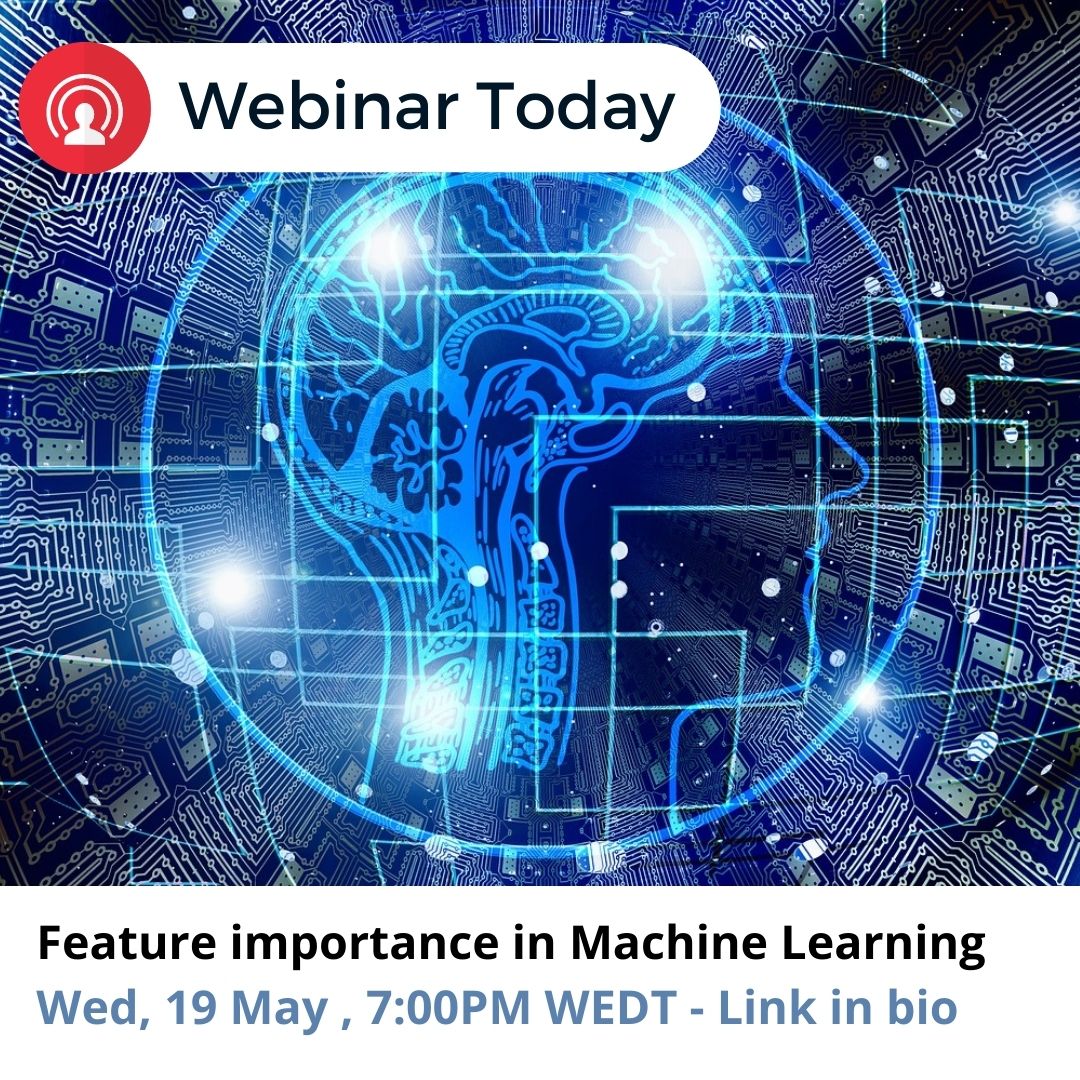 webinarkhoj_app's tweet photo. Python Webinar Today:

Feature importance in supervised machine learning. Both in theory and in practice using #Python and its powerful scikit-learn library.⠀

Wed, 19 May 2021, 7:00PM WEDT

Registration Link: https://t.co/9RdXuMeB9s

#machinelearning #webinar #pythonprogramming https://t.co/z0mhXmC10e