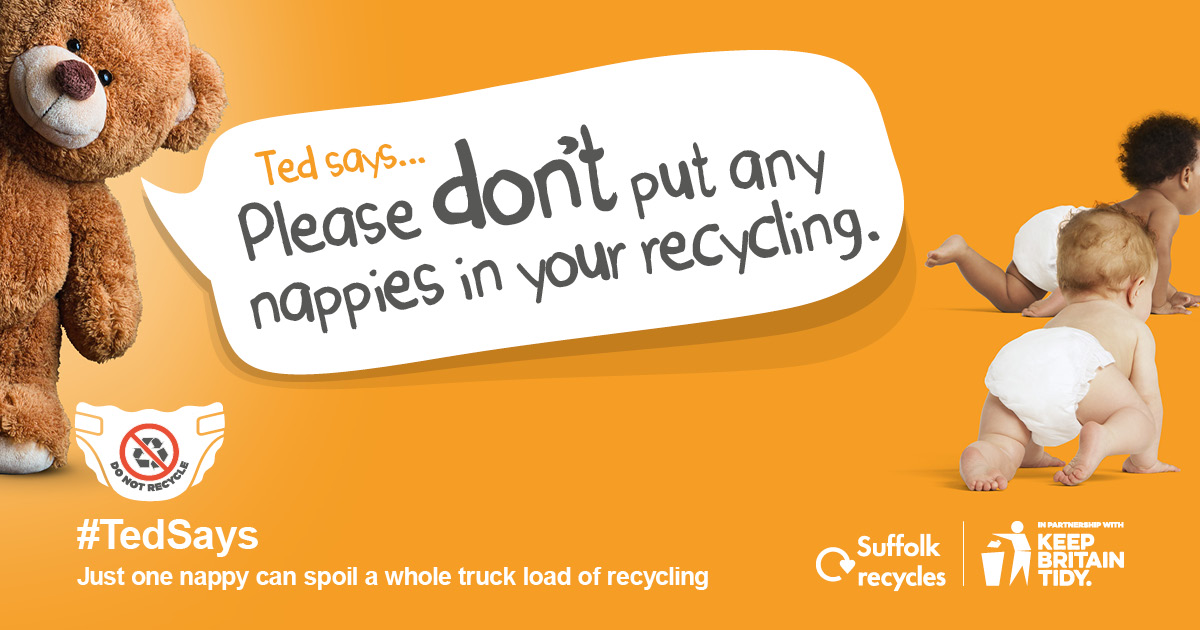 Suffolk Recycling on Twitter "Did you know? 3,000 nappies end up at