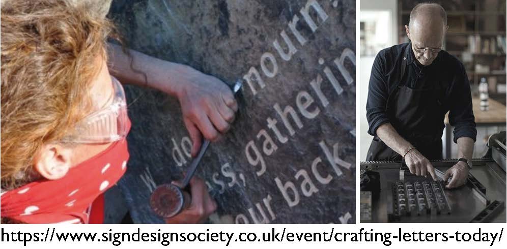 Without our hands, our brain doesn't work properly: Join Erik Spiekermann + Pip Hall tomorrow to hear ideas on hand &amp; digital crafting of lettering &amp; signs. On Zoom Thursday 20 May at 6pm GMT get link here: signdesignsociety.co.uk/event/crafting…