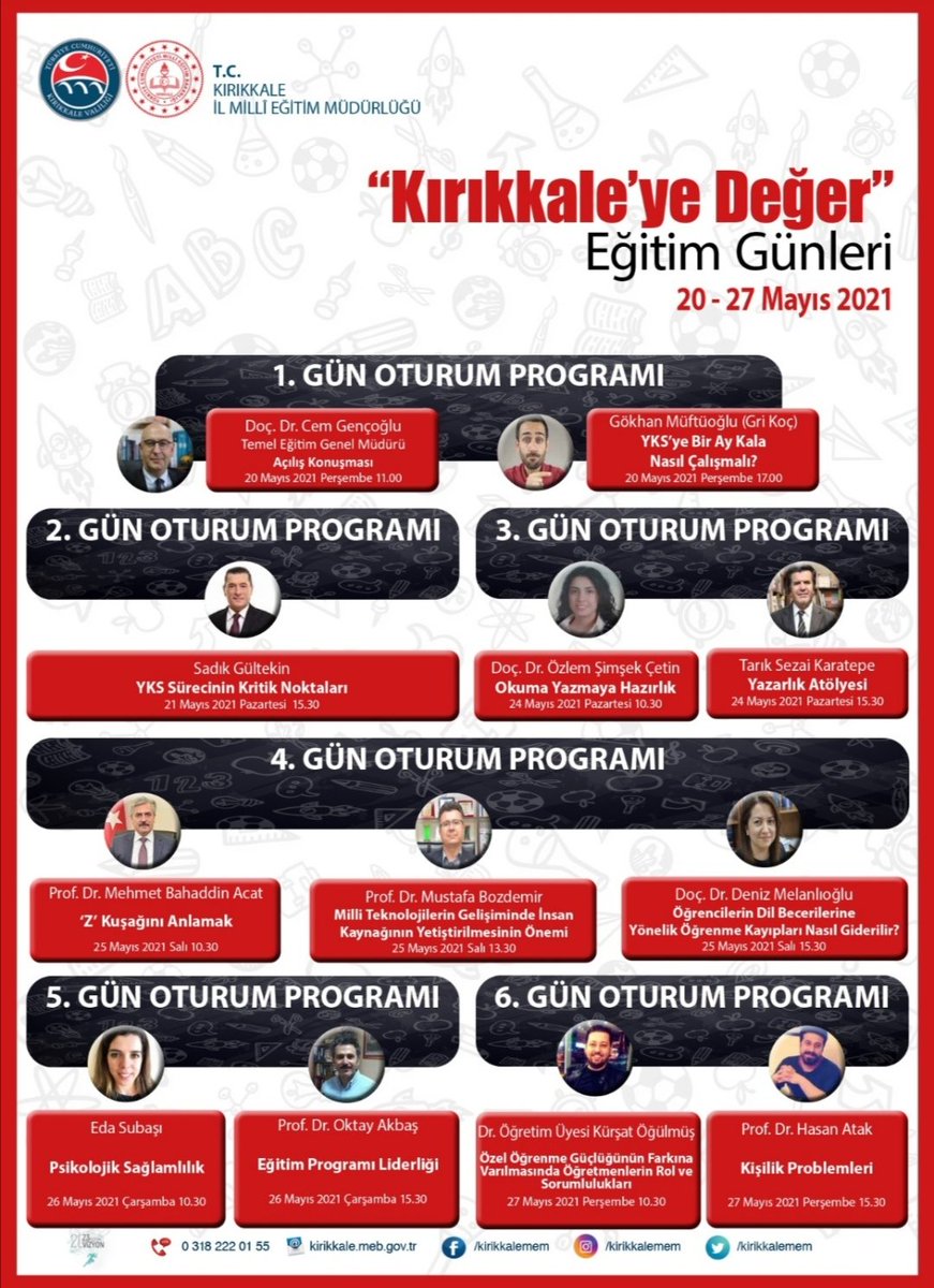 Kırıkkale Millî Eğitim Müdürlüğü (@kirikkalemem) on Twitter photo 
