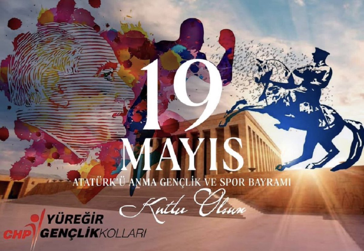 Vatan millet aşkı ve inançla başlayıp zafer ile sonuçlanan bir yolculuğun 102. yıldönümünde Ulu Önder Gazi Mustafa Kemal Atatürk ve silah arkadaşlarını saygı, minnet ve rahmetle anarken, 19 Mayıs Atatürk’ü Anma, Gençlik ve Spor Bayramımızı kutluyoruz.🇹🇷

Eren Yıldırım ve Yönetimi