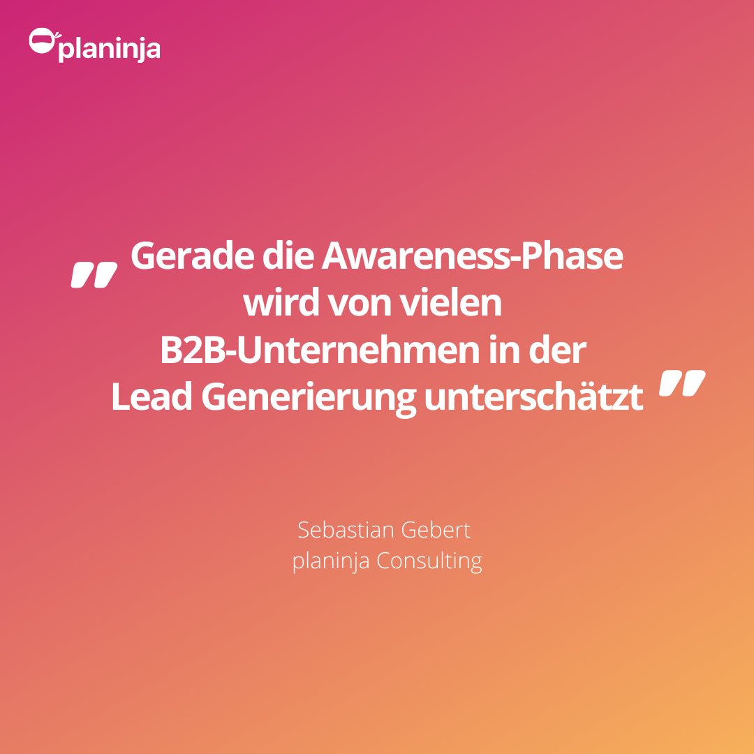 planinjade's tweet photo. Wer #Leads generieren will, braucht Aufmerksamkeit. Logisch, oder? 🧐

Bei vielen unserer Kunden beobachten wir, dass gerade die Awareness-Phase bei der Lead Generierung unterschätzt wird. 

Mehr dazu im folgenden Beitrag👉 https://t.co/8RBMivG3ld https://t.co/zOHFY0jC9f