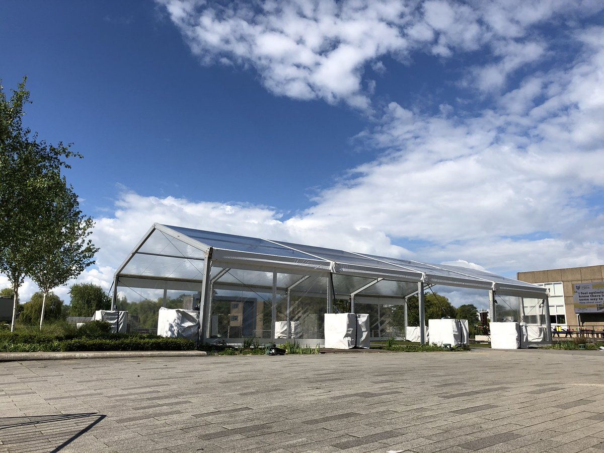 The sun is out, the sky is blue, look what our boys have built for you <a href="/yorkunisu/">University of York Students' Union</a> @YUSUBars #cheers  🍻 #WednesdayMotivation