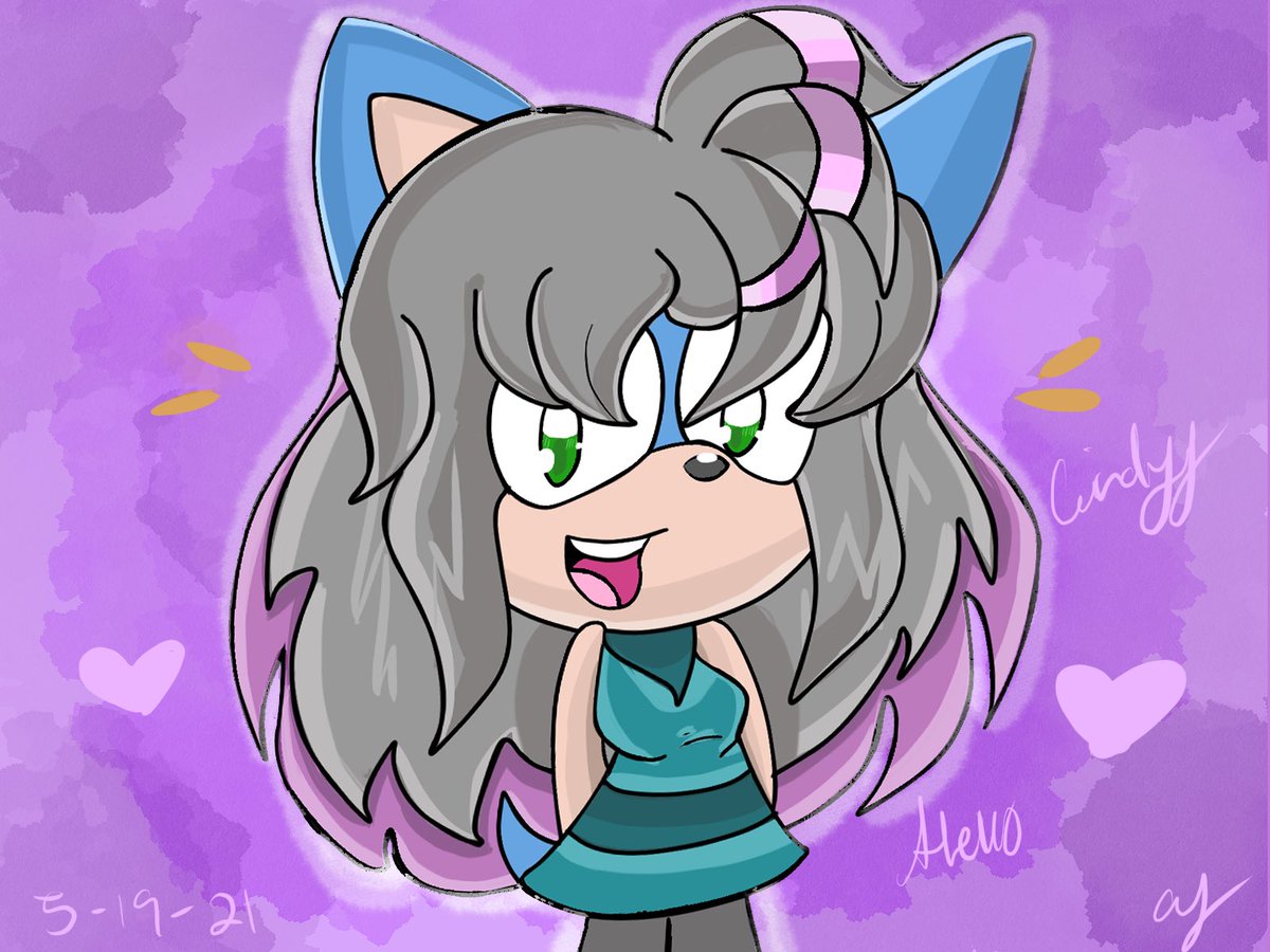 PlusUltraQueen's tweet photo. Finally finished cindyy in a different style I thought of doing ^^ I hope you guys like it ^-^ 💜💜💜
#Cindyy #sonic #OC #SonicTheHedgehog https://t.co/XRaos4duEE