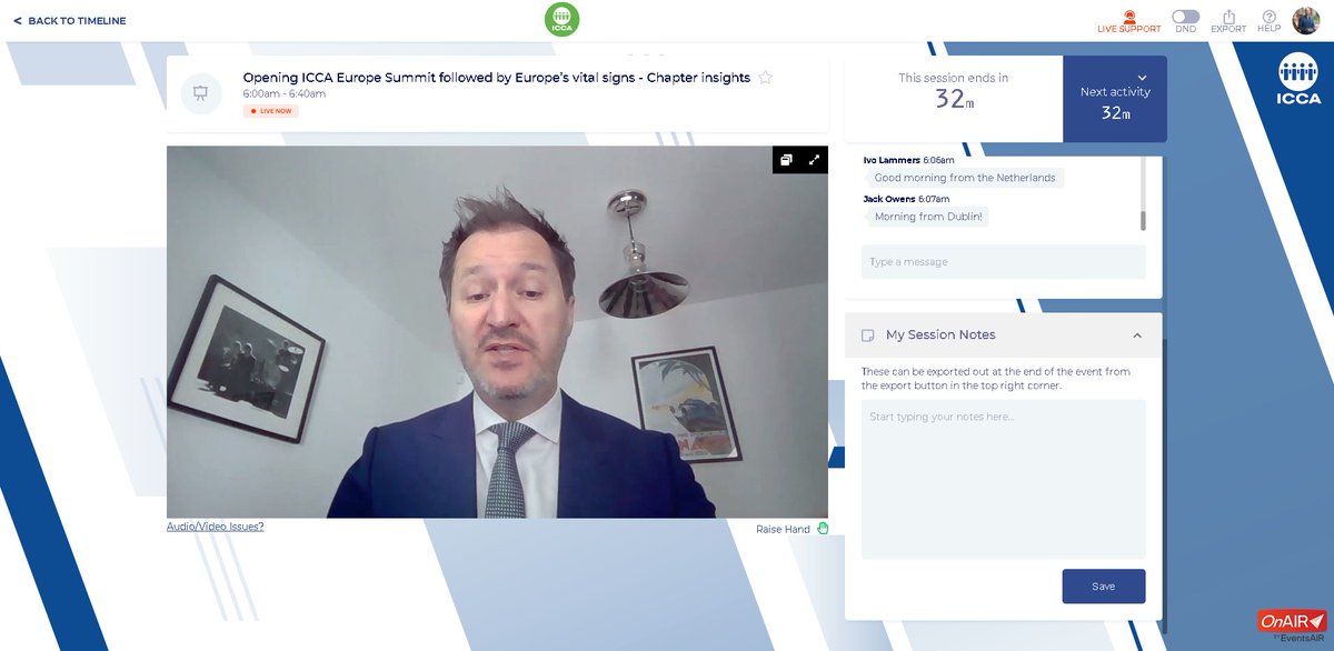 Excited to be attending <a href="/ICCAWorld/">ICCA</a> #Europe Summit. #ICCAWorld #eventprofs