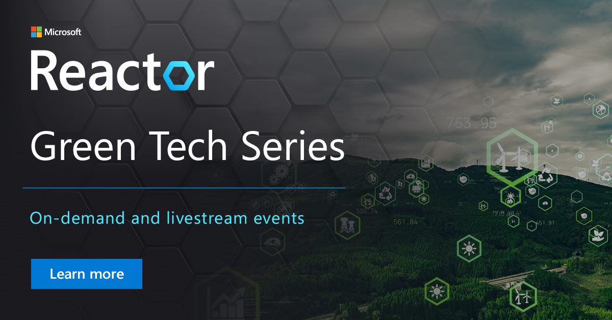 sherrrylst's tweet image. 🌱 #hackTheClimate took place in March with the goal to support NGOs to solve some of their challenges with the use of technology. 
🎥 Join @gvuksic and myself on May 26 at 5:00 PM CEST to get to know more about the outcome the winning teams.
👉 aka.ms/climate-hackat…
#greenTech