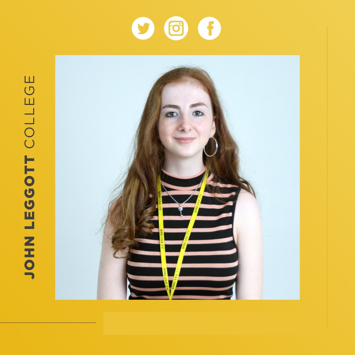 JohnLeggottColl's tweet photo. We would like to wish Holly Burfield, former @MeliorAcademy student a huge congratulations for winning the Psychology Award. Holly has excelled at Psychology and has a true passion for the subject which is evident of her hardwork. She will be a huge success at uni #2021JLCLeavers https://t.co/rcWyjGJPq3