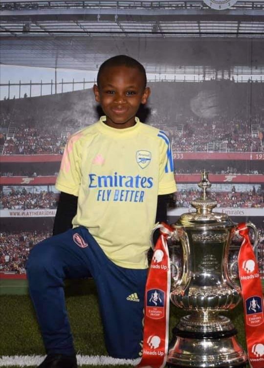 CarolRadull's tweet photo. Congratulations to Kenyan youngster Ben Messo who has joined Arsenal Academy! ❤️ Future Arsenal Star! #SportsArenaKE #COYG #KenyansAbroad https://t.co/L98rglGWUz