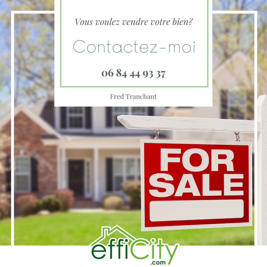 ❓ Vous voulez #vendre votre #bien?
📲 Alors, n’hésitez pas à me contacter, je saurais vous #accompagner dans vos #projets #immobiliers !