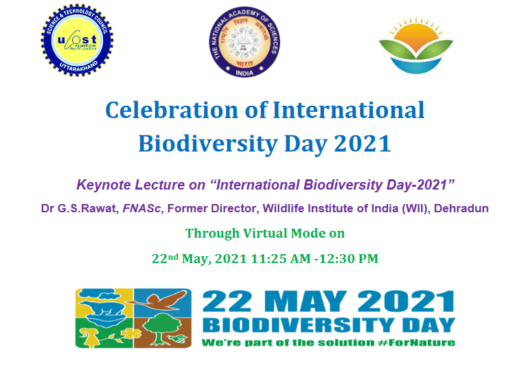 ucostdehradun's tweet photo. #Celebration of International Biodiversity Day 2021
UCOST Dehradun is inviting you to a scheduled Zoom meeting.

https://t.co/2puEbmtYDK

Meeting ID: 9796157043
Passcode: 12345 https://t.co/8qXhG9dKOh