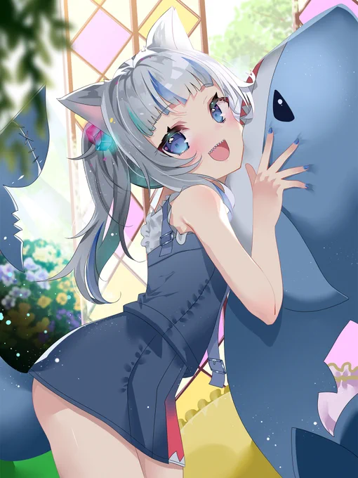 サメちゃん最近バイオ配信してくれるから助かる

#gawrt #CatShark 