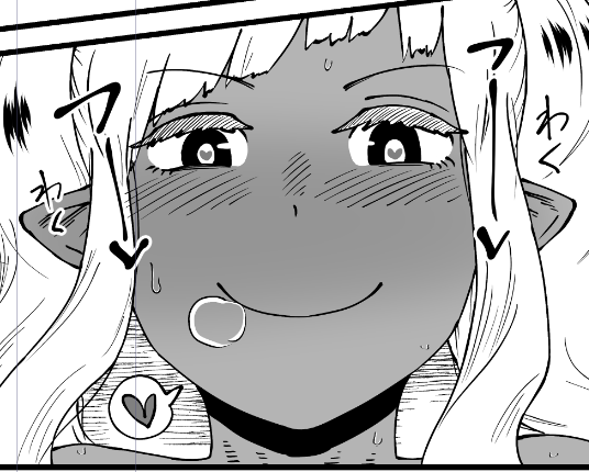 かわいい顔描けた 