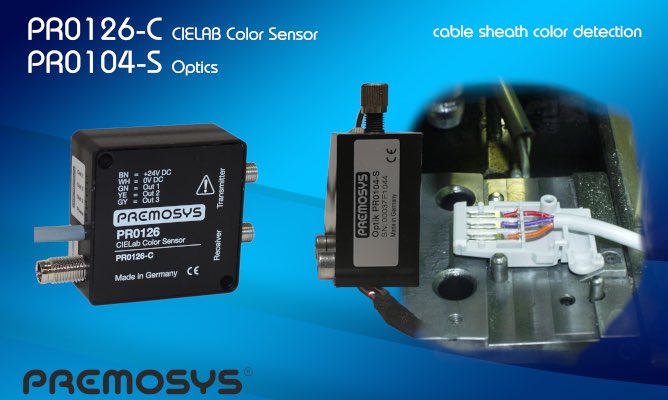 premosys's tweet image. #Colordetection of cable sheaths for reliable application of connector assignment with @PREMOSYS PR0126-C #cielabcolorsensor and PR0104-S optics.

#premosyscolor #colorsensor #industrialcolorsensor #sensors 
premosys.com