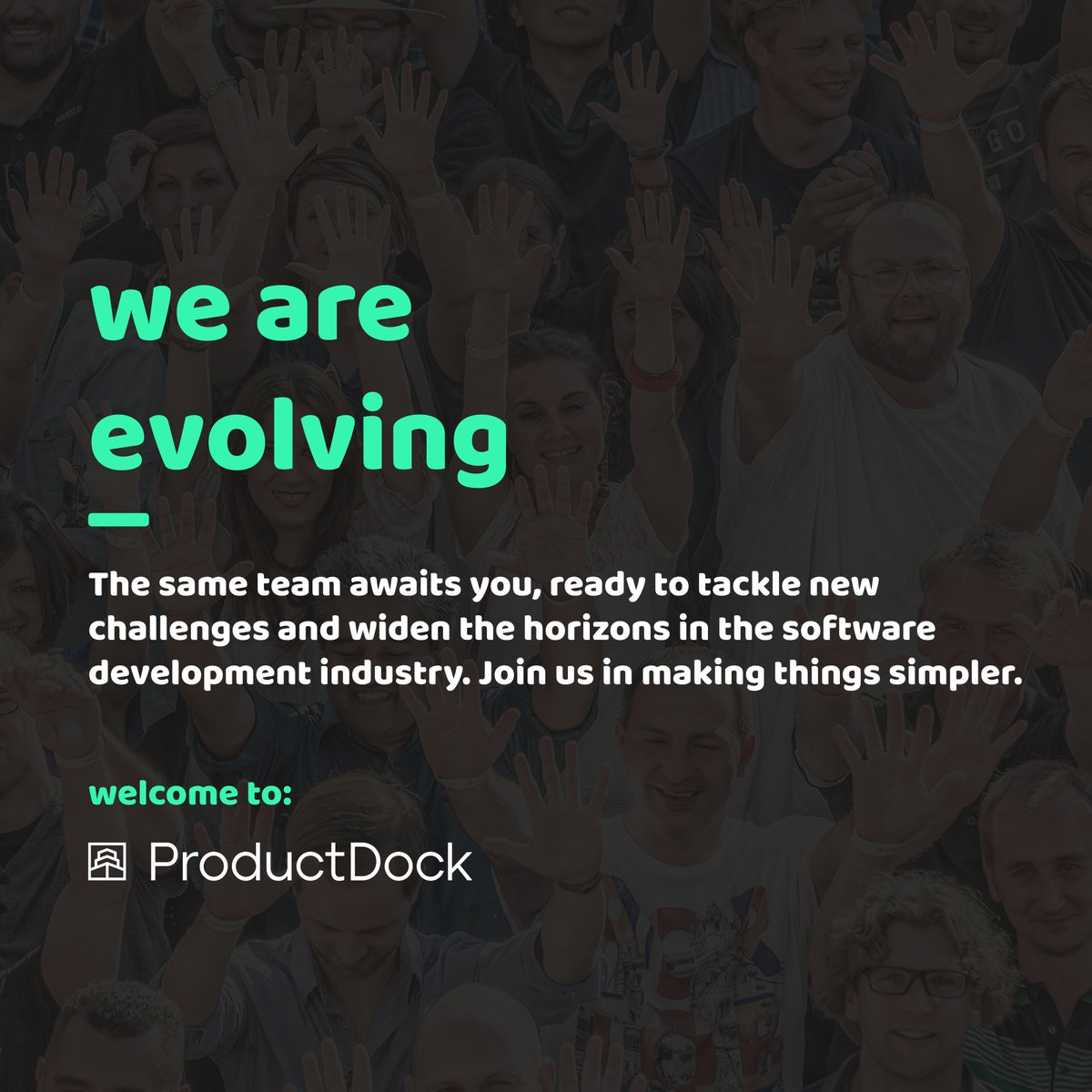 codecentricRS's tweet image. After 10+ years with #codecentric, we are going to explore our ability to change, while remaining a loyal family member. Join us as we embark on a new adventure as a @ProductDockAG.

👉 productdock.com 🚀