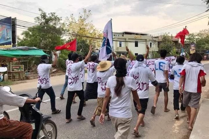 There is no FEAR in #Bagan.  We will fight to the end to get back our Democracy.  White shirt wearing<a href="/tag/bagan"class="tags">#Bagan</a><a href="/tag/unesco"class="tags"><span>#unesco</span></a><a href="/tag/whatshappeninginmyanmar"class="tags"><span>#whatshappeninginmyanmar</span></a><a href="/tag/may19coup"class="tags"><span>#may19coup</span></a>