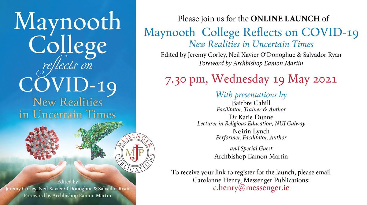 This evening's book launch may be of interest to many of the followers of <a href="/CatholicIreland/">Catholic Ireland</a>. You are all most warmly welcome!