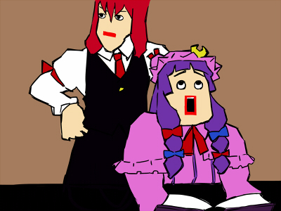 当時、「石鹼屋」の「続・咲夜バースト」と「Frontier Aja」の「紅魔城伝説シリーズ」にハマってて、紅魔城バージョンおぜうをGE化したんですよね(*'ω`*)

 #正直言って私のアイコンええやろ自分で描いたんや 