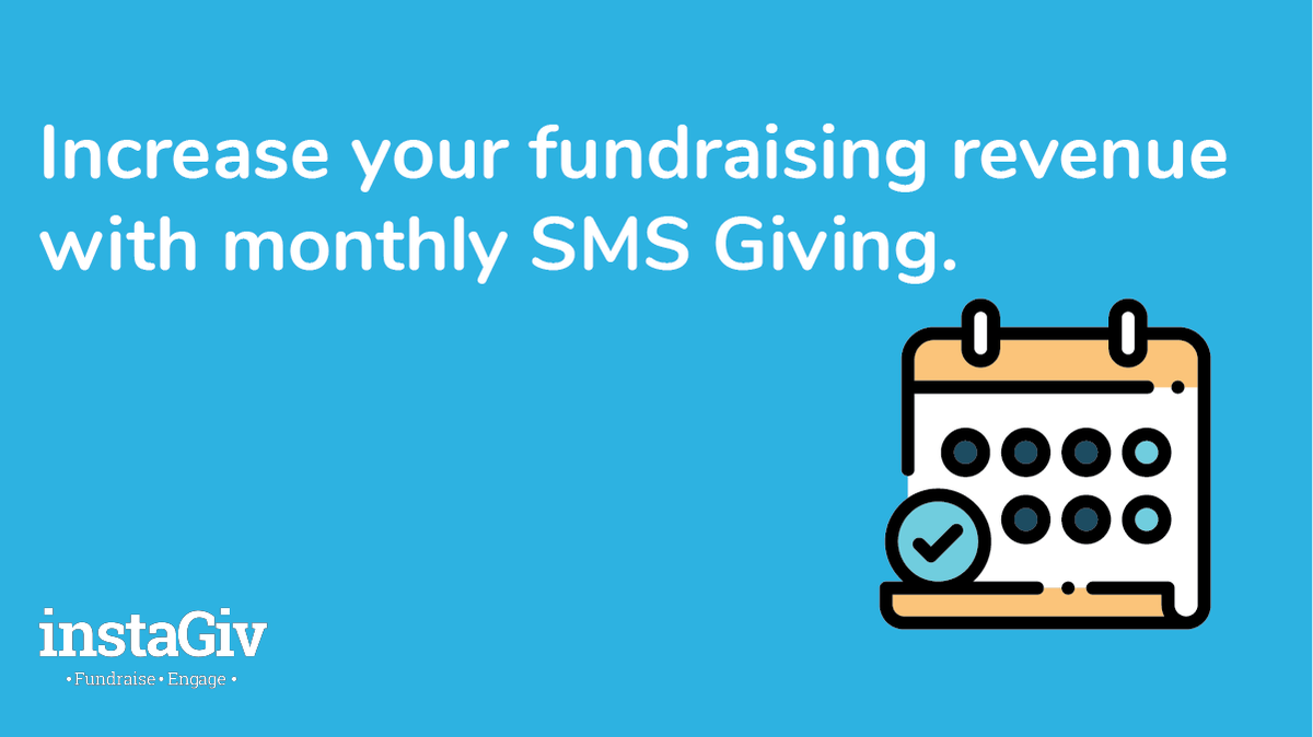 instaGiv's tweet photo. Increase your monthly fundraising income by adding SMS Giving. Find out why so many charities love it here: https://t.co/ZKCZnvZNO4

#fundraisingideas #smsgiving #texttodonate #charity #regulargiving https://t.co/2nKEUFeF7P