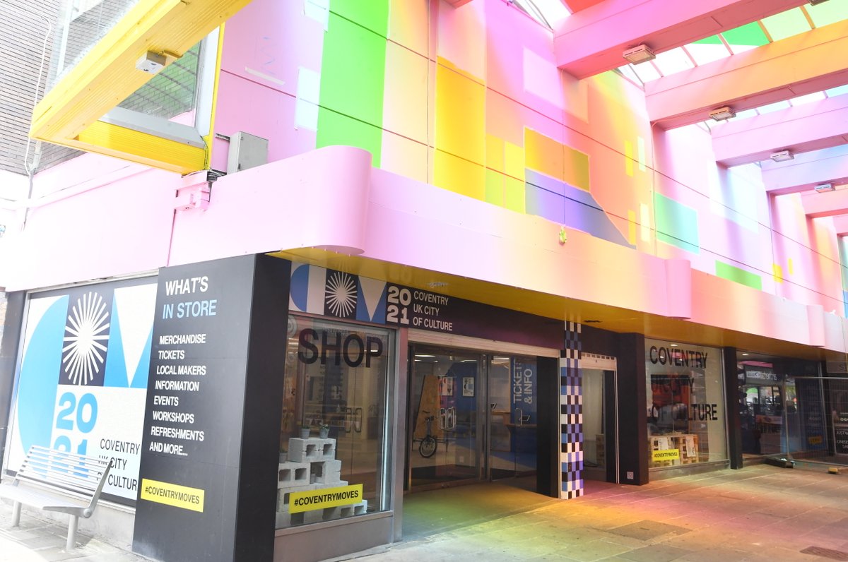 As a local business, we’re proud to see <a href="/Coventry2021/">Coventry UK City of Culture 2021</a> come to life. Our Marvault rooflights provide a canopy over Hertford street which has now been transformed with bold expressions of colour! bbc.in/3eWapdQ