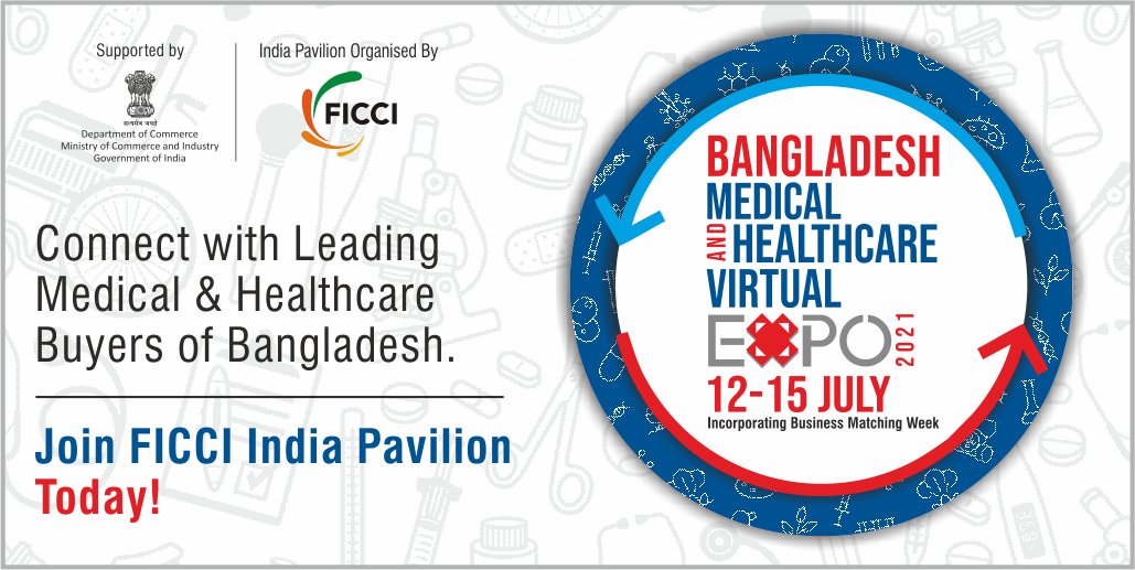 SINewsUpdates's tweet photo. Your Best Opportunity to Promote-Connect-Interact with the #medical &amp; #healthcareindustry of #Bangladesh!

Book Your Space @ FICCI India Pavilion with MAI Subsidy,Pre-fixed Meetings &amp; Other Value-Added Benefits

Book Now- https://t.co/Johbf5fSW3

@Bee2beeA

#worldexindia #bee2bee https://t.co/vJyCAIyOxD