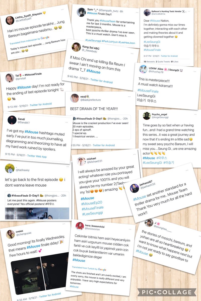 CarolAiren's tweet photo. Few more hrs till #MouseFinale As a souvenir, I want to compile as many comments as possible for all the love #Mouse is getting since its premiere 🥺🥲 thank you to #MouseTeam for the wonderful ride. i’m ready for the finale #LeeSeungGi #이승기 #마우스 (part4 compilation) https://t.co/aBagW8FzdP