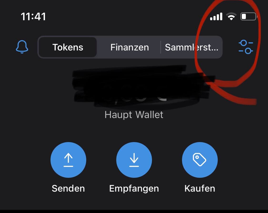 peppermint_farm's tweet photo. @RafiqSgr Click on the marked option.
Add the contract adress and you should be finnished. https://t.co/xwpqoT72P1