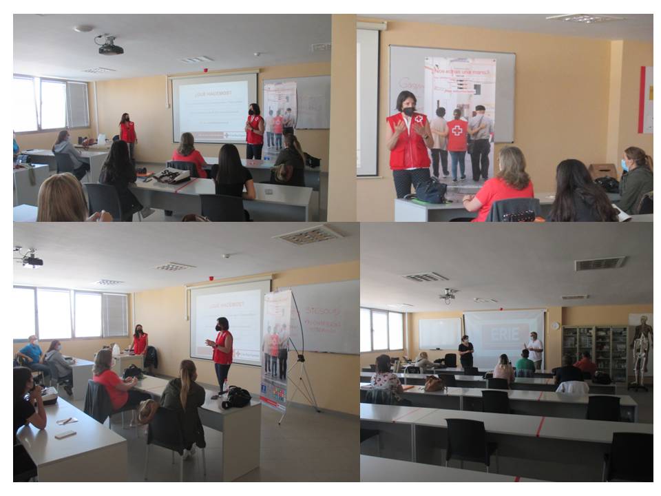 InforproFP's tweet image. La pasada semana, el Departamento Provincial de Voluntariado de @CruzRojaLP , impartió varias charlas en el Instituto a nuestros alumnos de los diferentes ciclos. 
Dichas charlas están enfocadas dentro del Plan de Socorro y Emergencia (1/2)