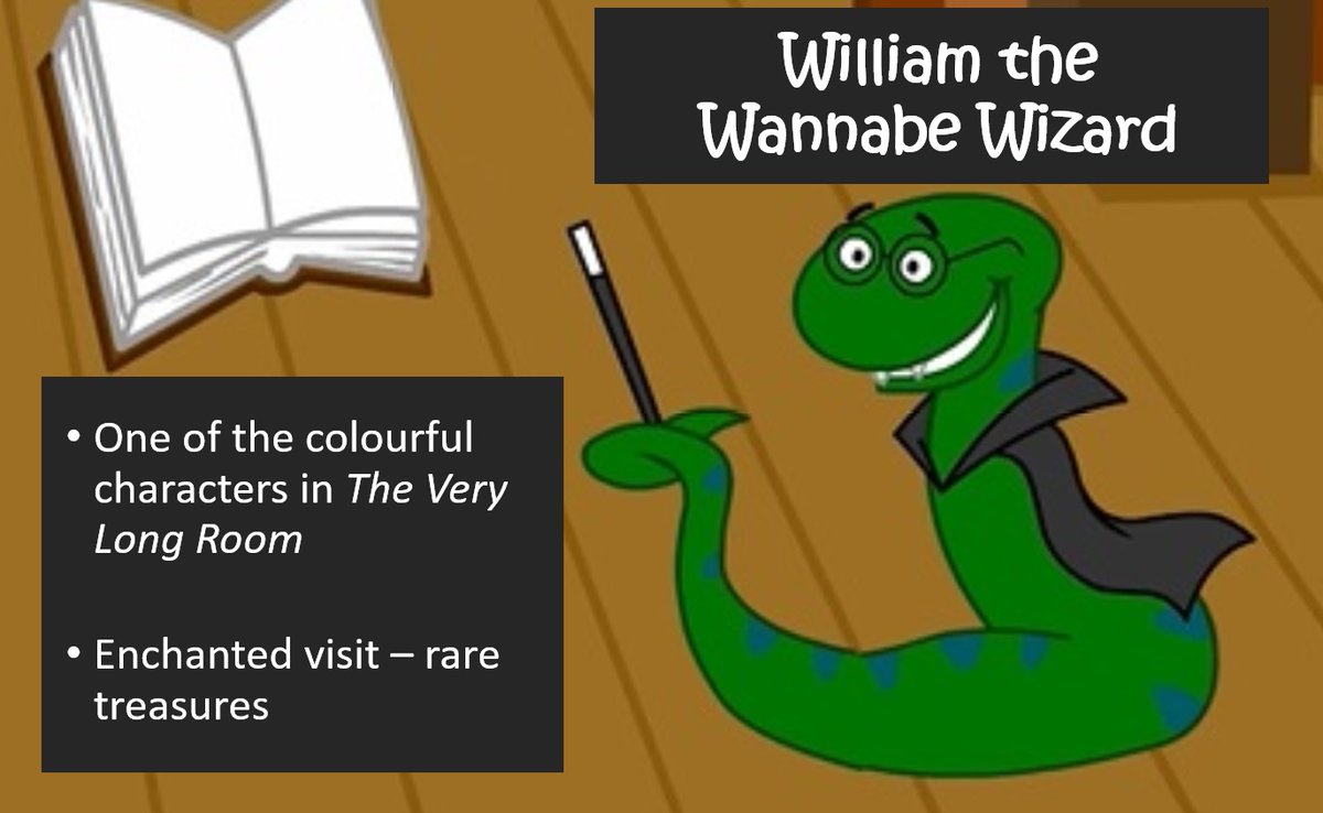 IrishMuseums's tweet photo. William the Wannabe Wizard is obviously a very special type of 'book' worm to be allowed into @tcdlibrary's Long Room! Sinead Fox explains how they used animations &amp; storytelling, featuring sign language + audio descriptions, to improve access for children aged 2-6 #IrishMuseums https://t.co/NXip8G1o3Y