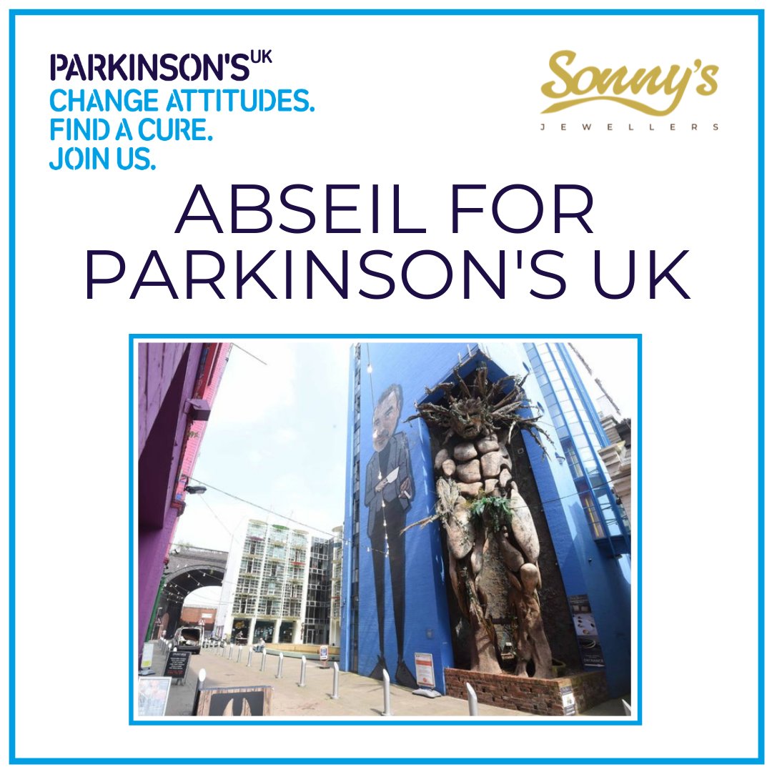 sonnysjewellers's tweet photo. Our Marketing Manager is braving a 100ft drop to abseil down the Custard Factory in Digbeth to raise money for Parkinson’s UK!

✨ We’re offering a free jewellery clean to anyone that donates a minimum of £5 to Gemma’s abseil. ✨

https://t.co/GPwBlzTKUF

#Digbeth #ParkinsonsUK https://t.co/TmXVs8Auij